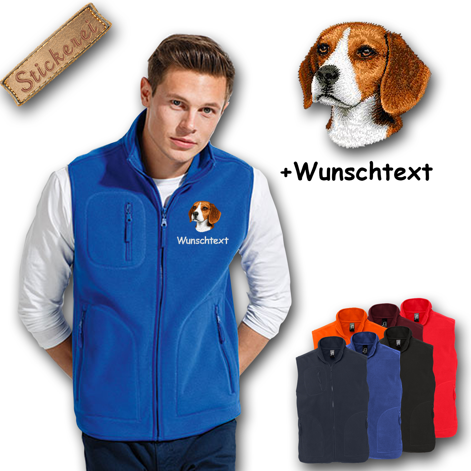 Fleeceweste Beagle