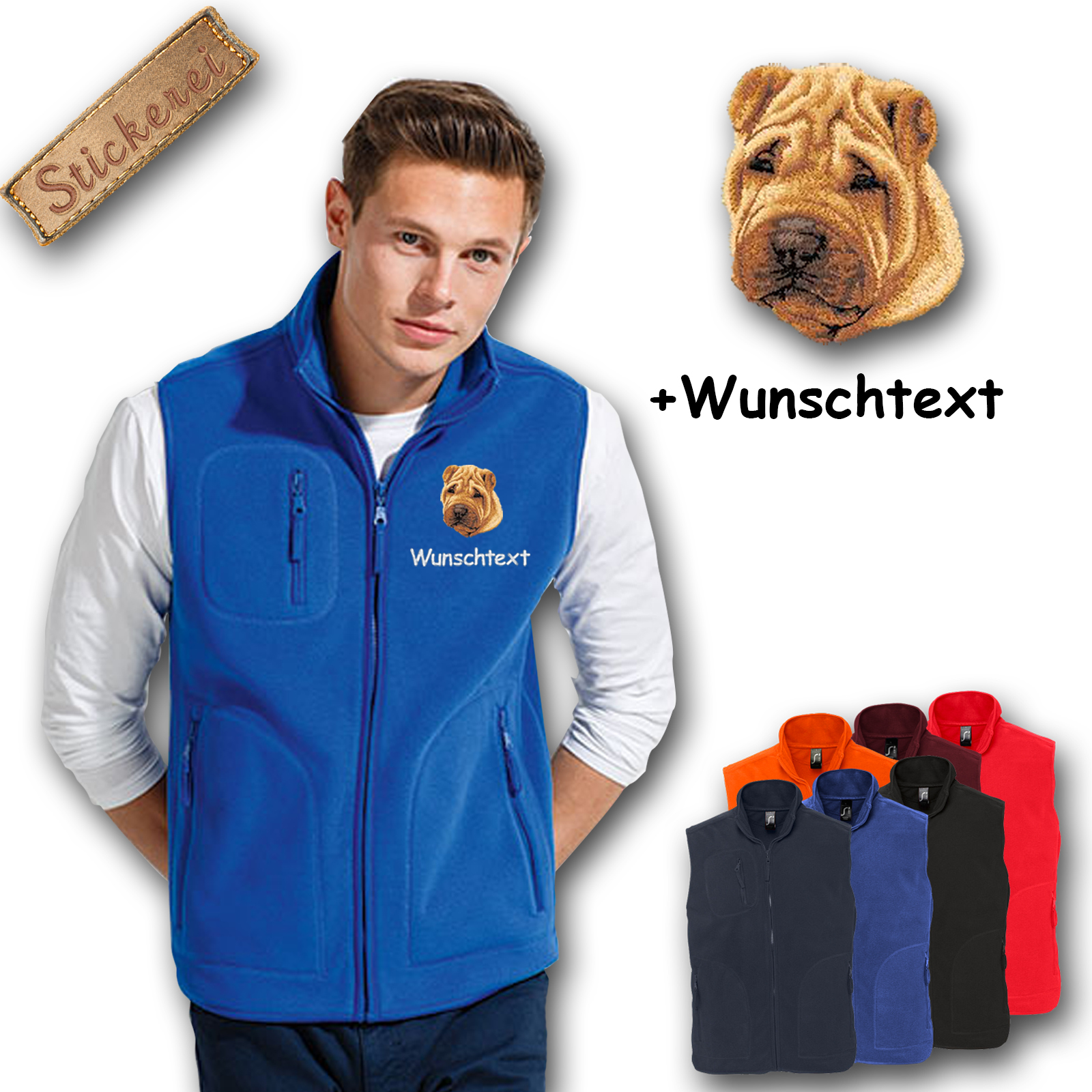 Fleeceweste Shar-Pei