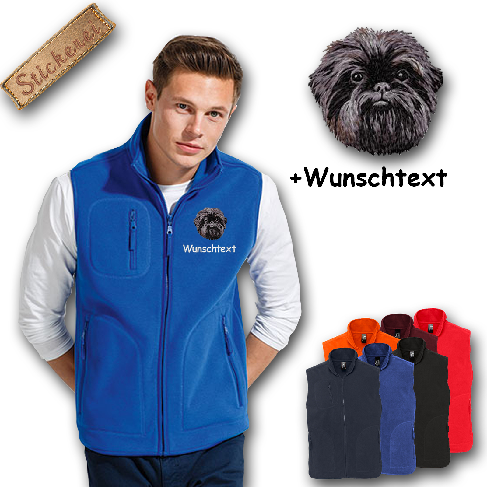 Fleeceweste Affenpincher
