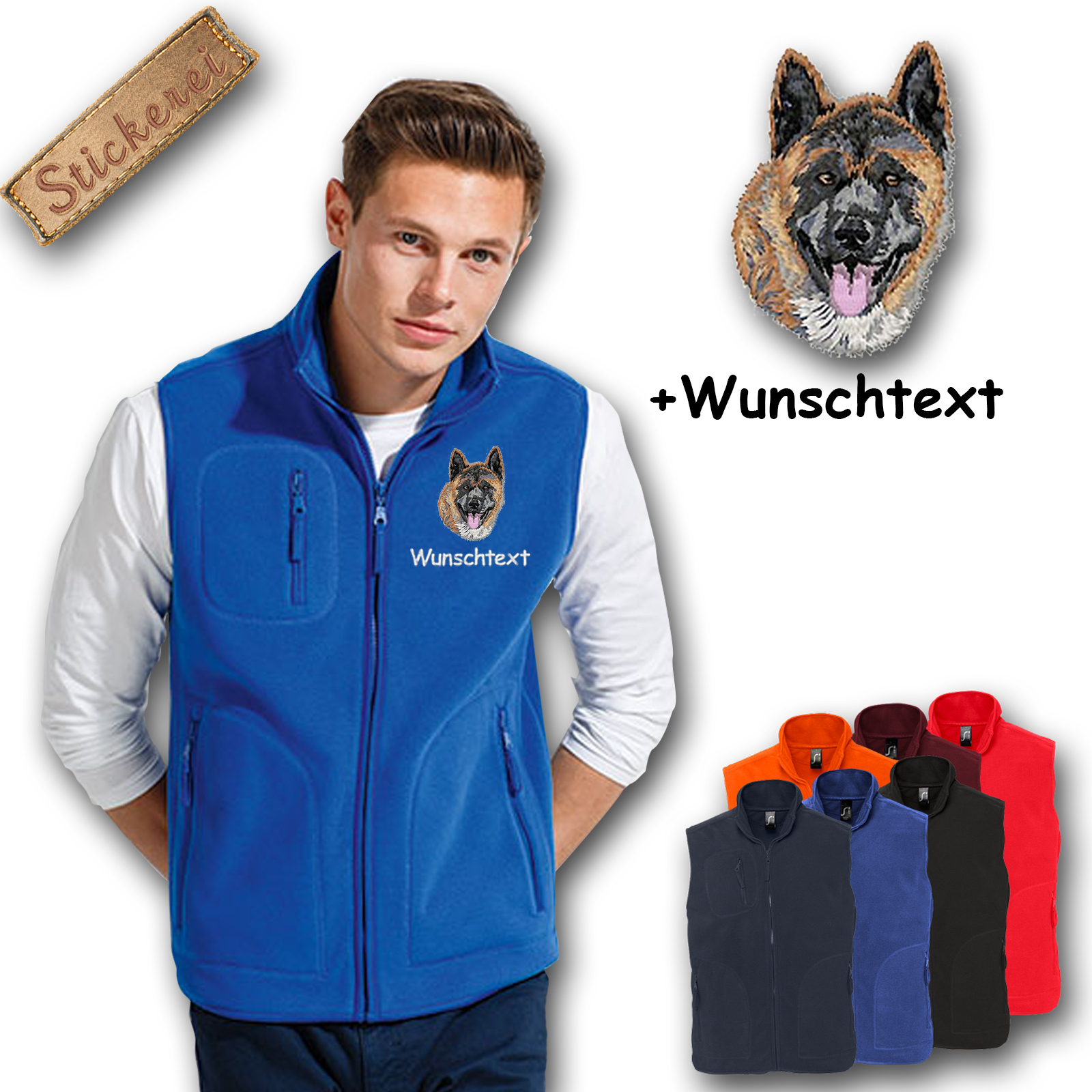 Fleeceweste Akita