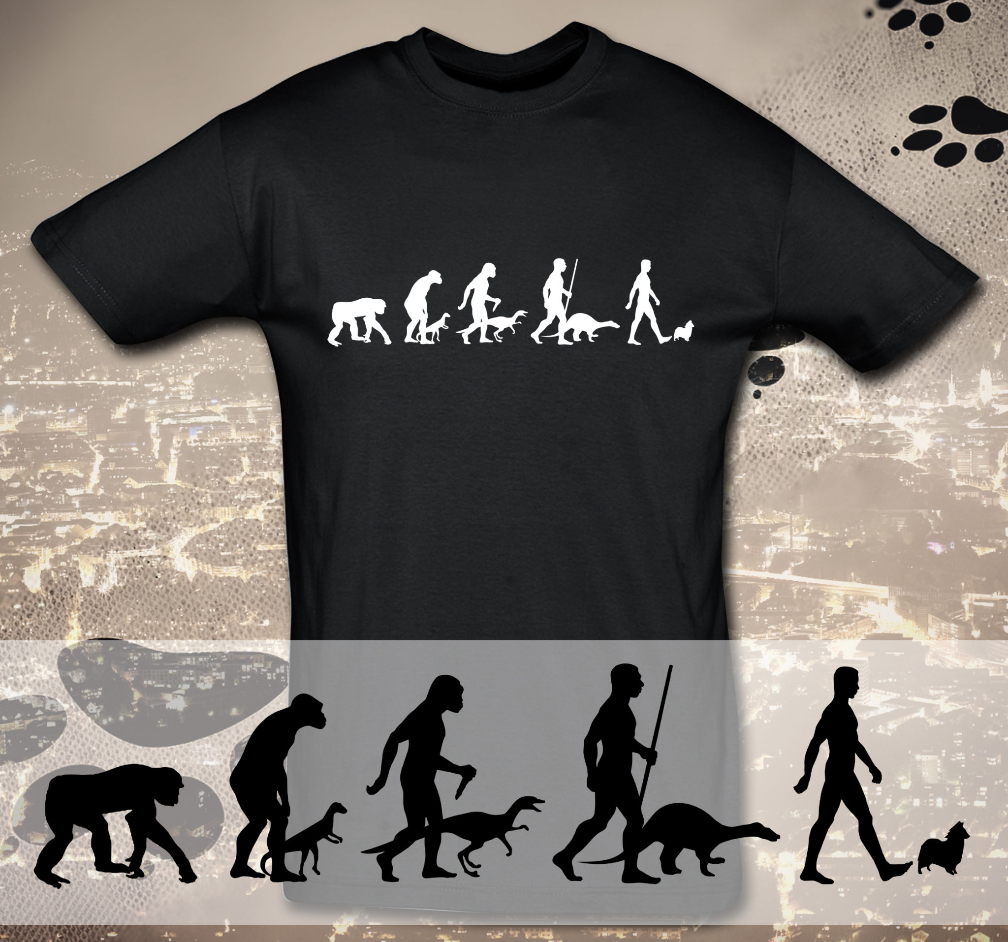 T-Shirt Evolution Papillon