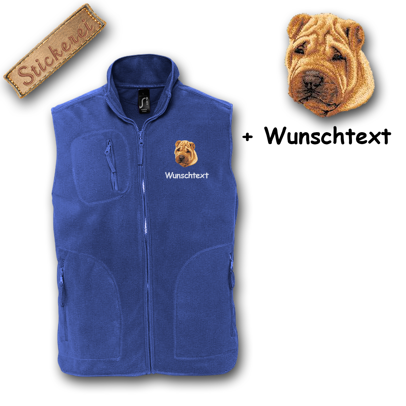 Fleeceweste Shar-Pei – Bild 2