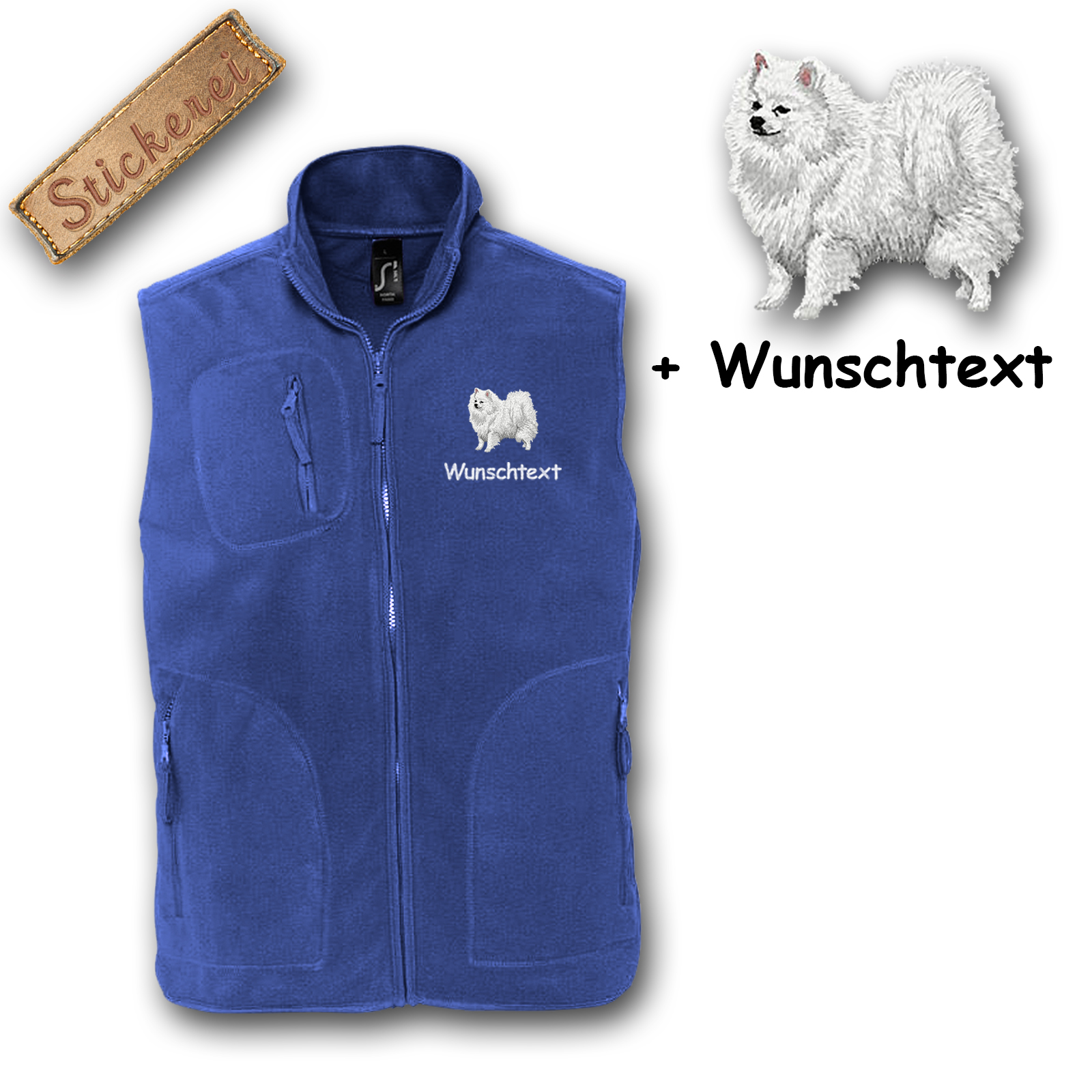Fleeceweste Spitz – Bild 3