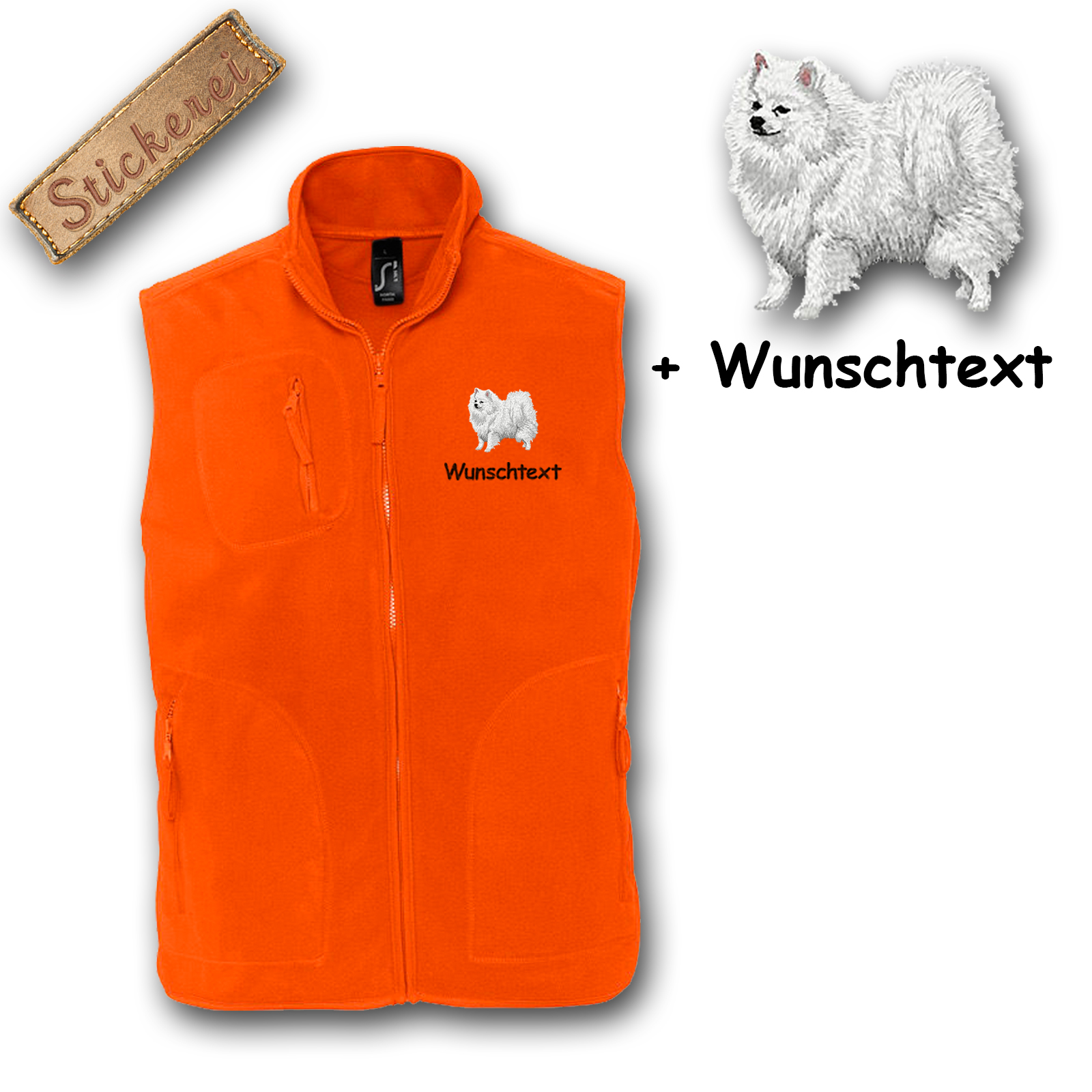 Fleeceweste Spitz – Bild 5