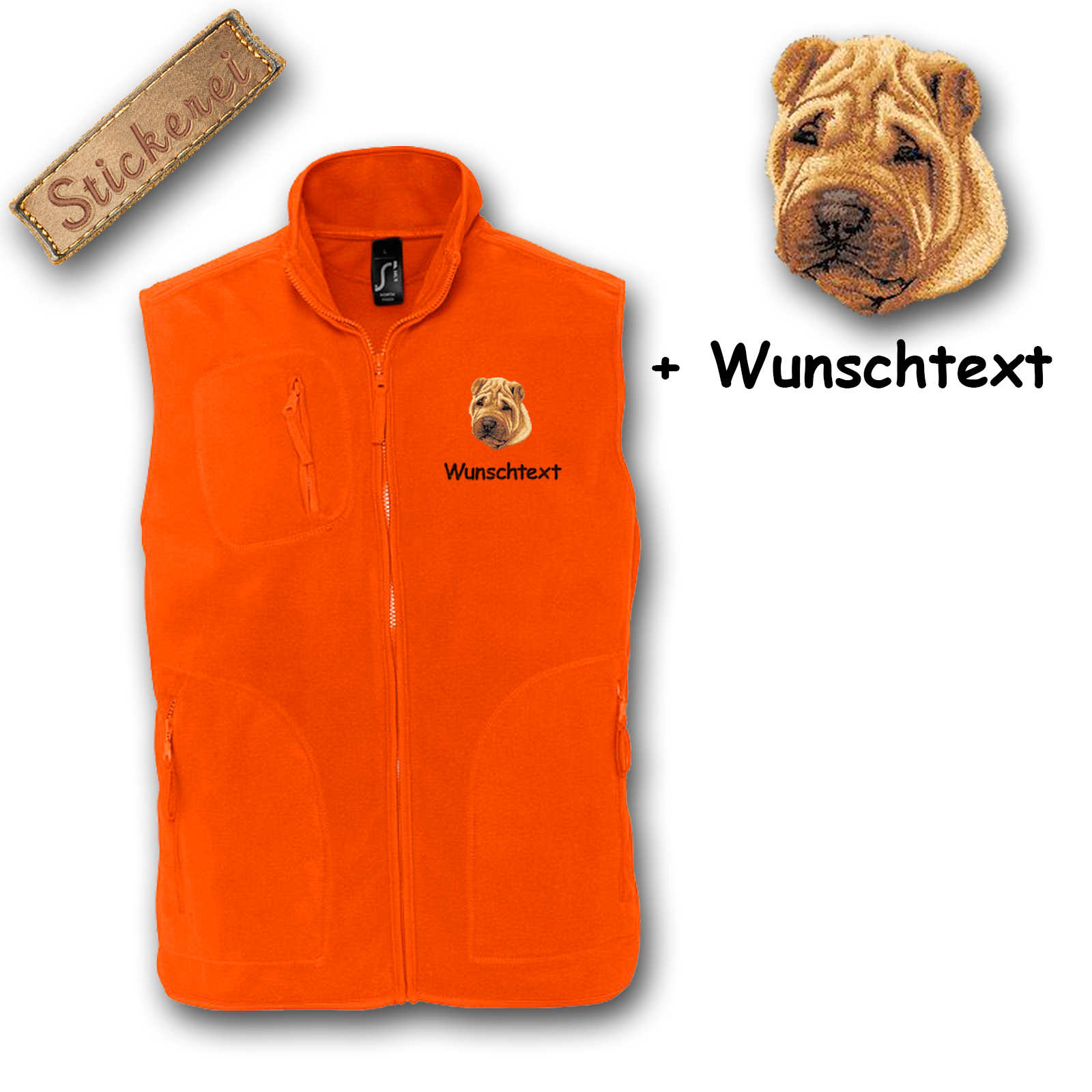 Fleeceweste Shar-Pei – Bild 5