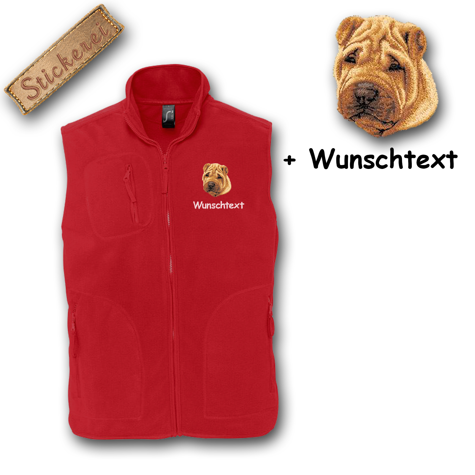 Fleeceweste Shar-Pei – Bild 6