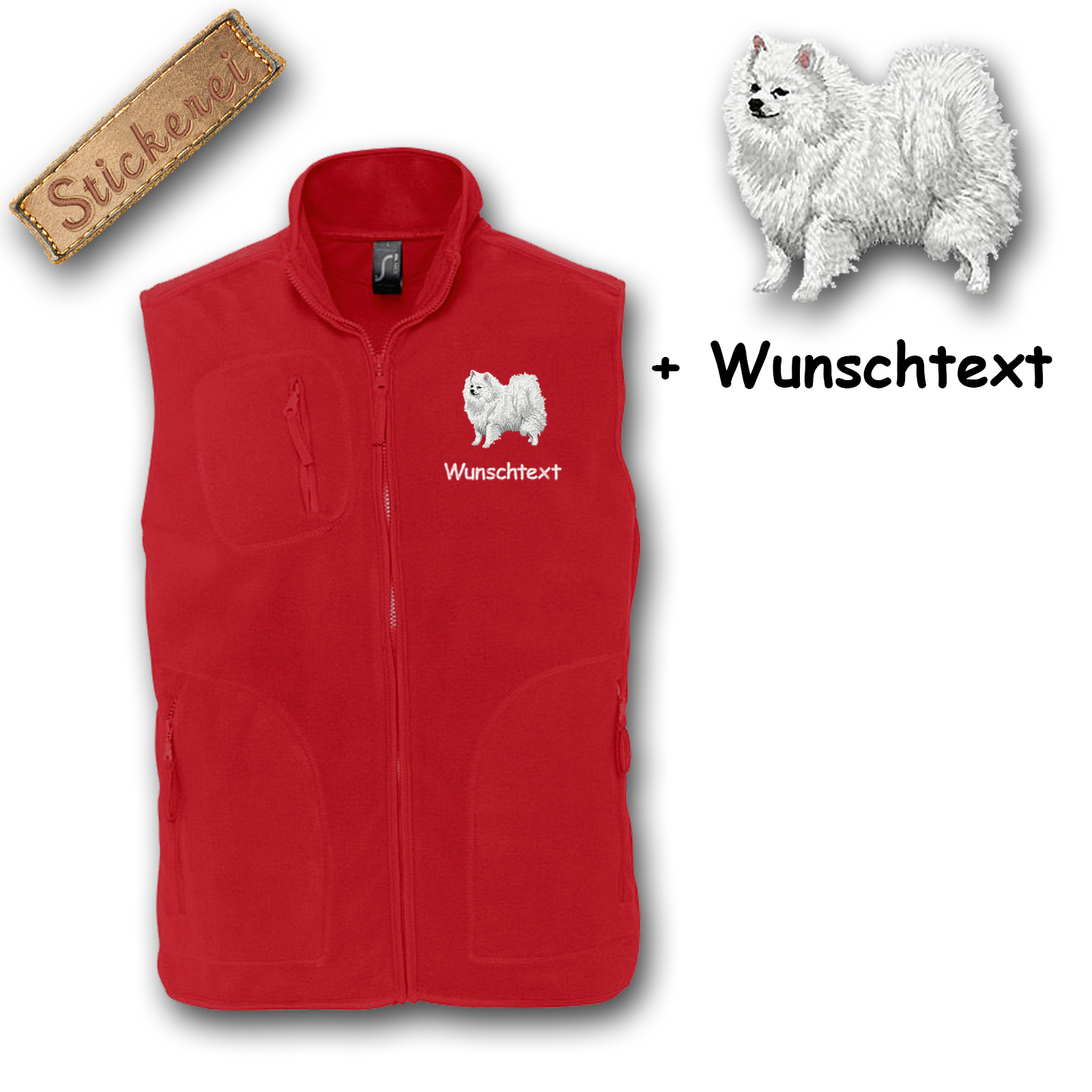 Fleeceweste Spitz – Bild 4