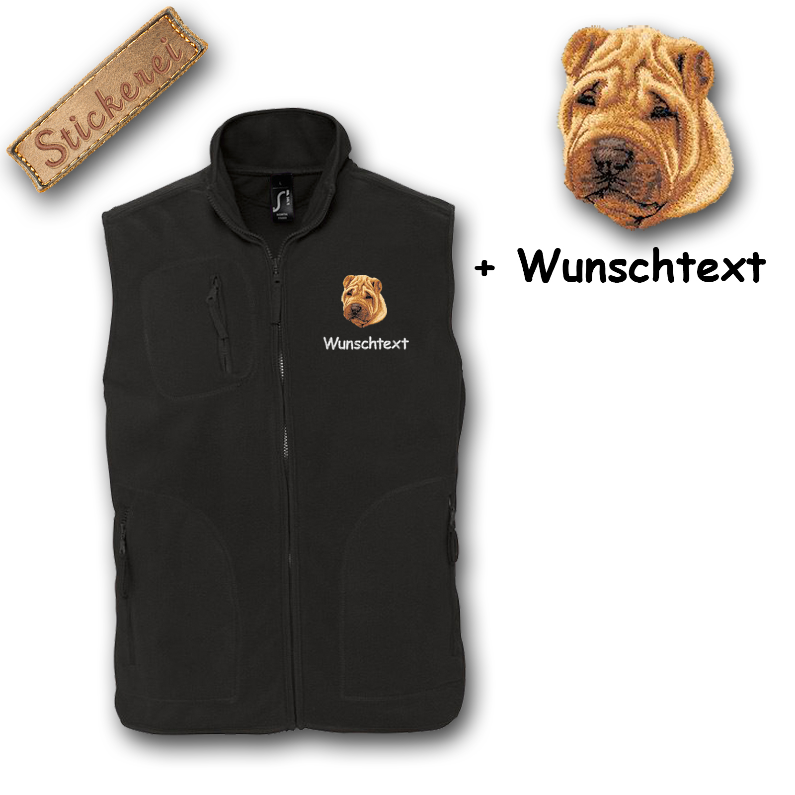 Fleeceweste Shar-Pei – Bild 7