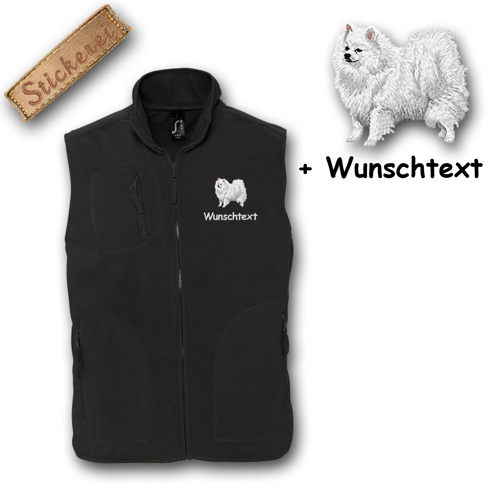 Fleeceweste Spitz – Bild 2