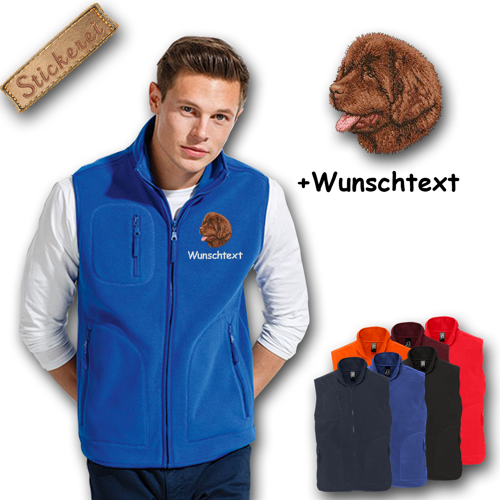 Fleeceweste Neufundländer