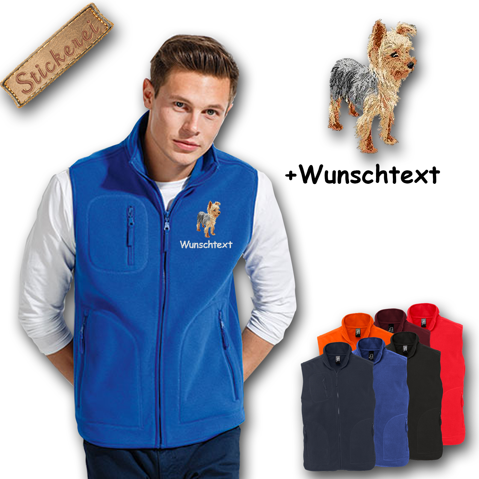 Fleeceweste Yorkshire Terrier