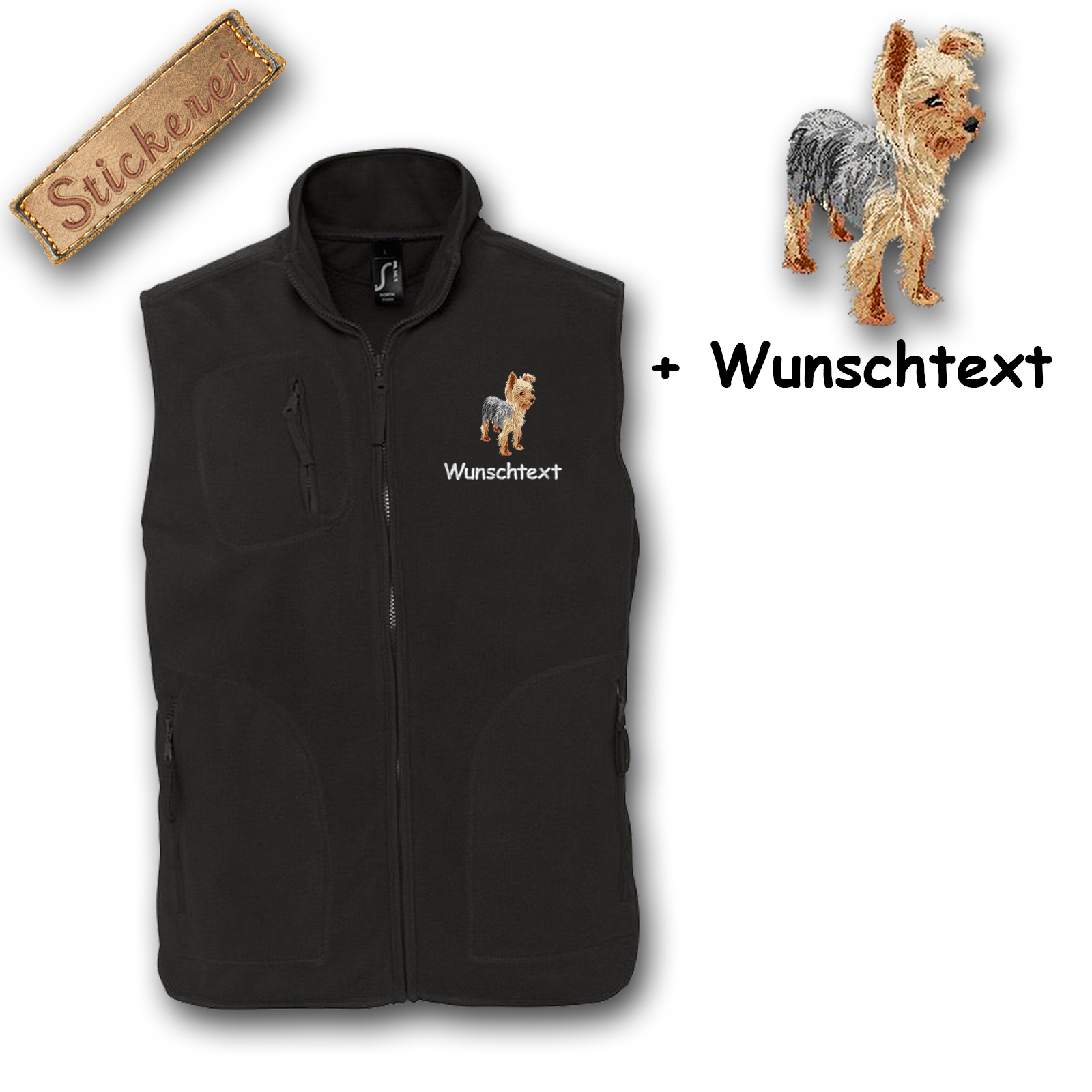 Fleeceweste Yorkshire Terrier – Bild 3