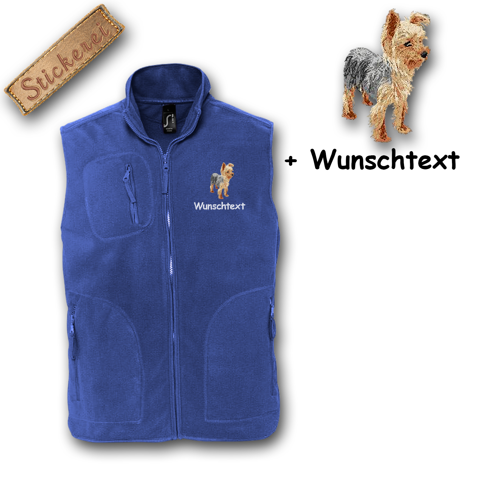Fleeceweste Yorkshire Terrier – Bild 2