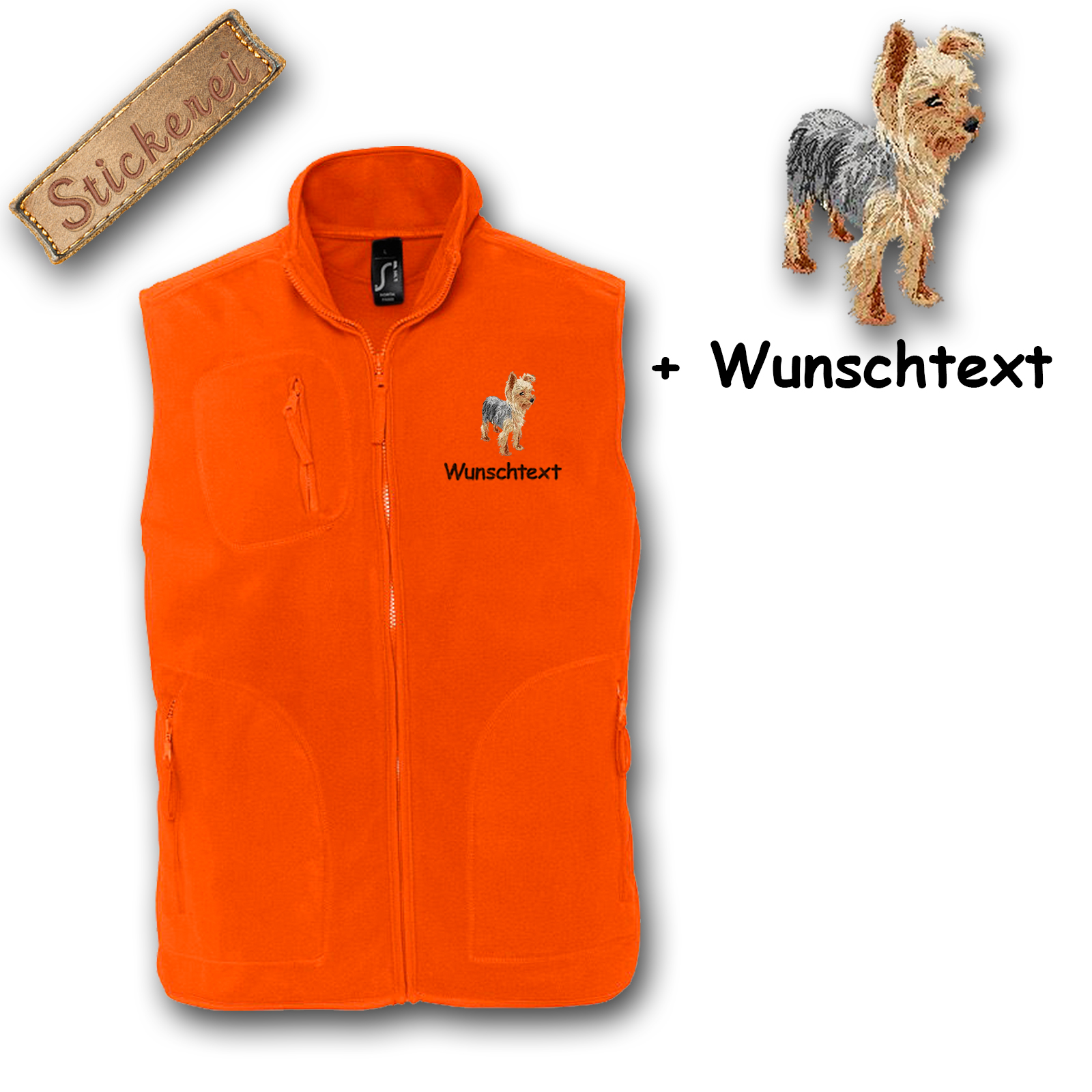 Fleeceweste Yorkshire Terrier – Bild 4