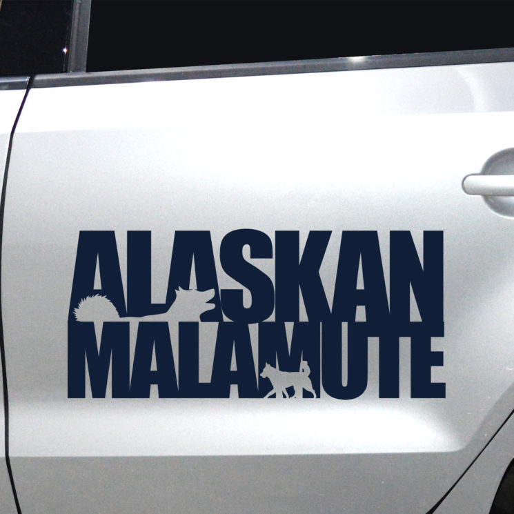 Autoaufkleber Alaskan Malamute – Bild 11