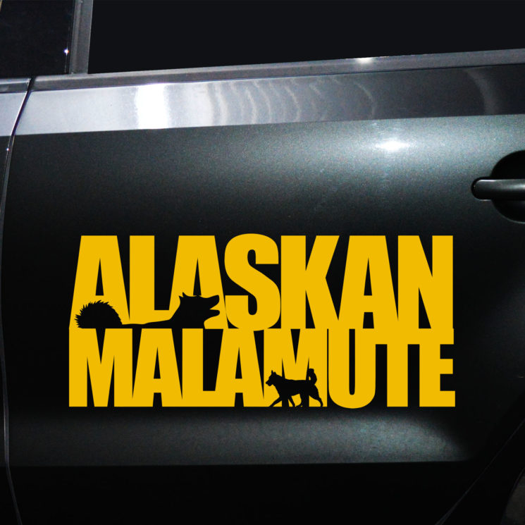 Autoaufkleber Alaskan Malamute – Bild 10