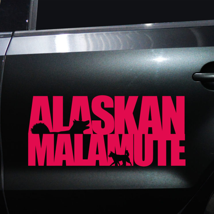 Autoaufkleber Alaskan Malamute – Bild 8