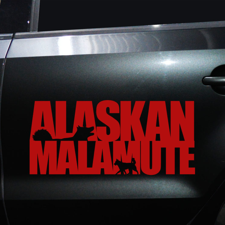 Autoaufkleber Alaskan Malamute – Bild 7