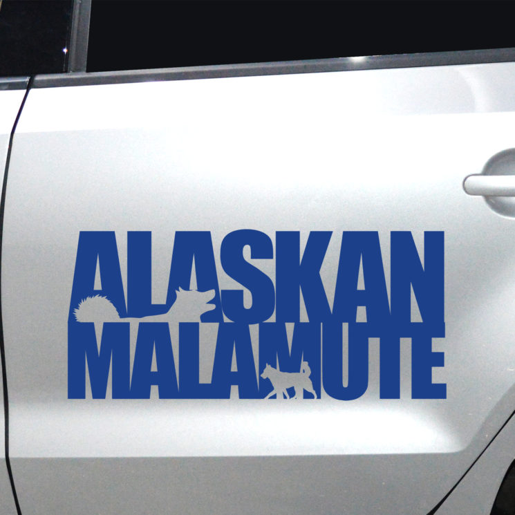 Autoaufkleber Alaskan Malamute – Bild 6