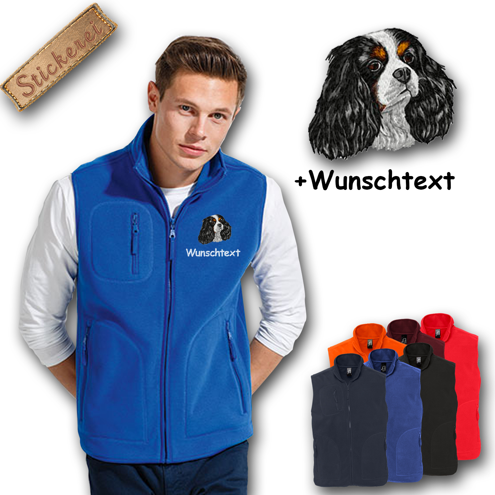Fleeceweste Cavalier King Charles Spaniel