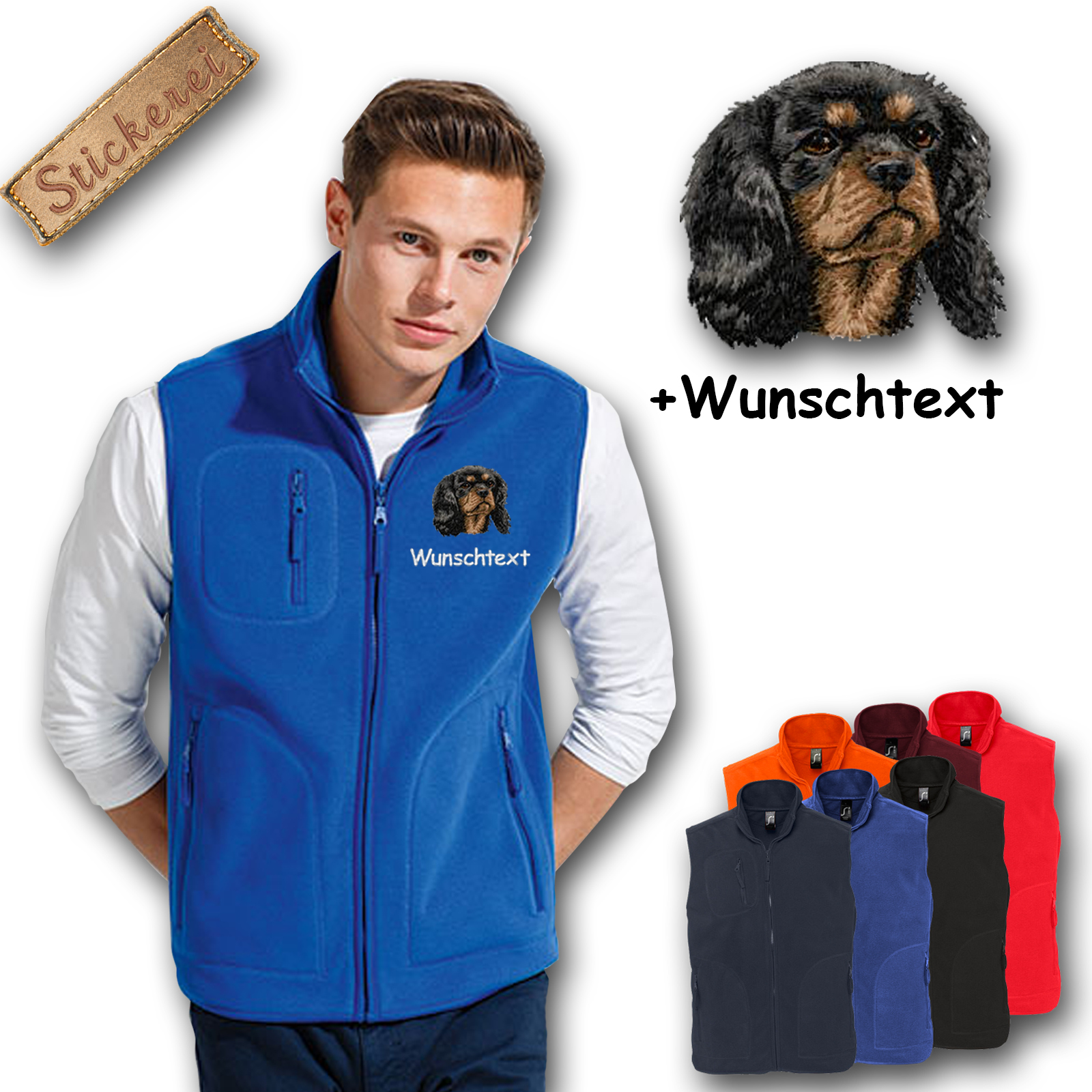 Fleeceweste Cavalier King Charles Spaniel
