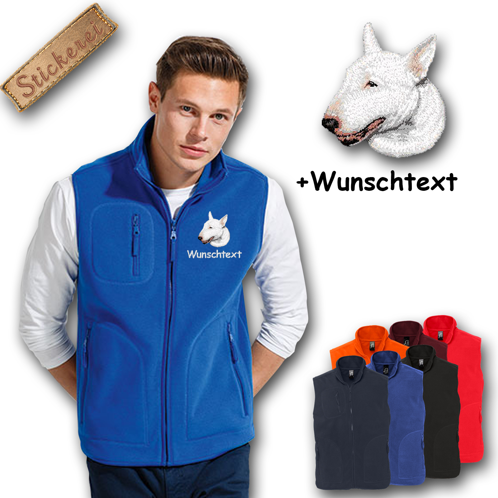 Fleeceweste Bull Terrier