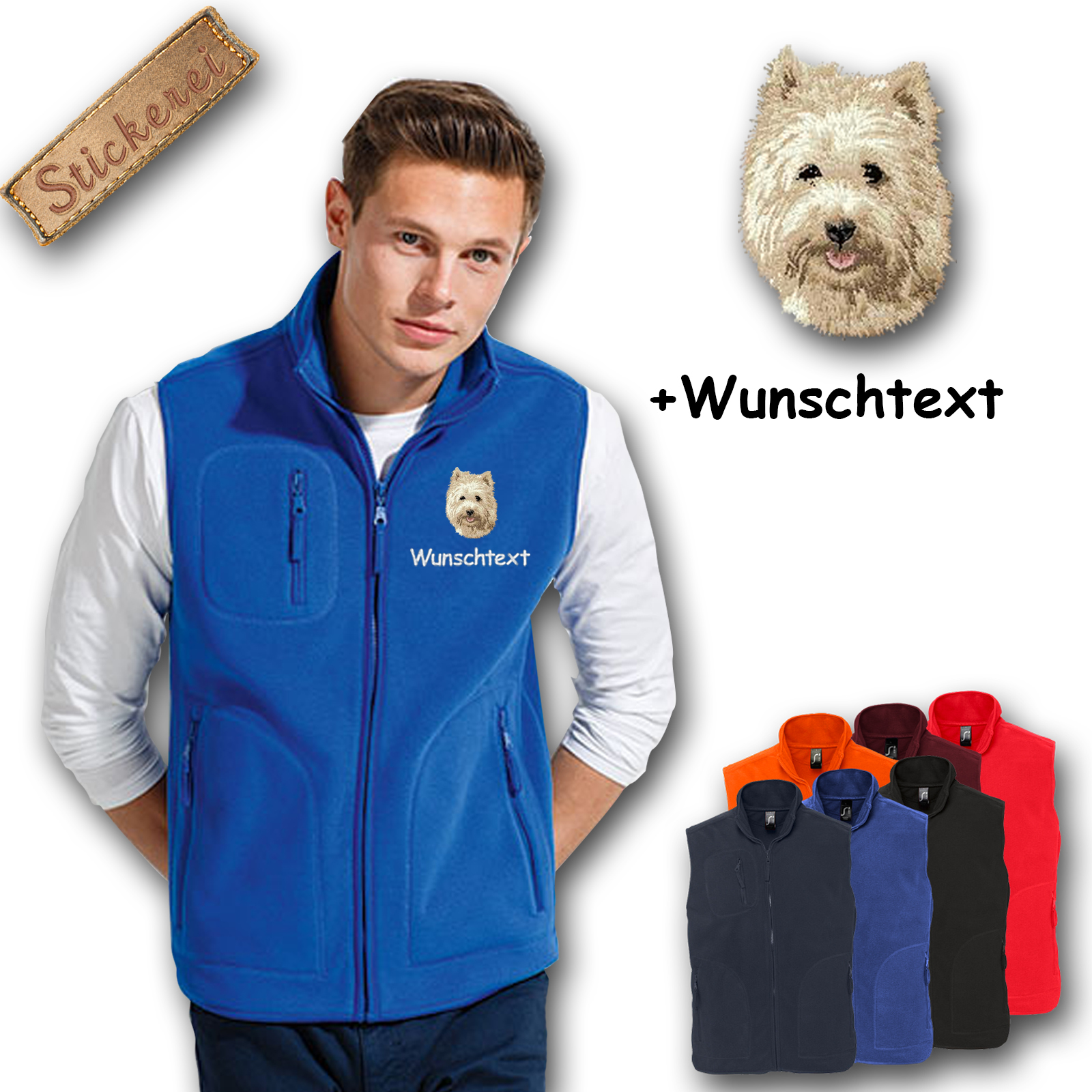 Fleeceweste Cairn Terrier