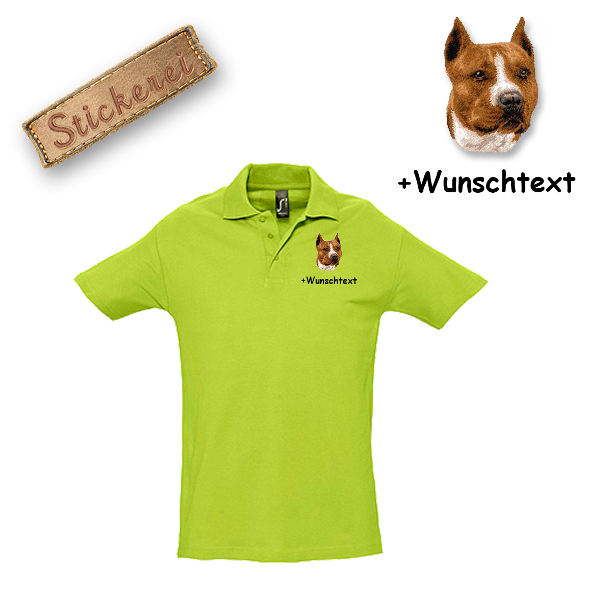 Poloshirt Staffordshire Terrier – Bild 11
