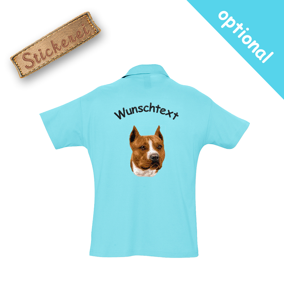 Poloshirt Staffordshire Terrier – Bild 19
