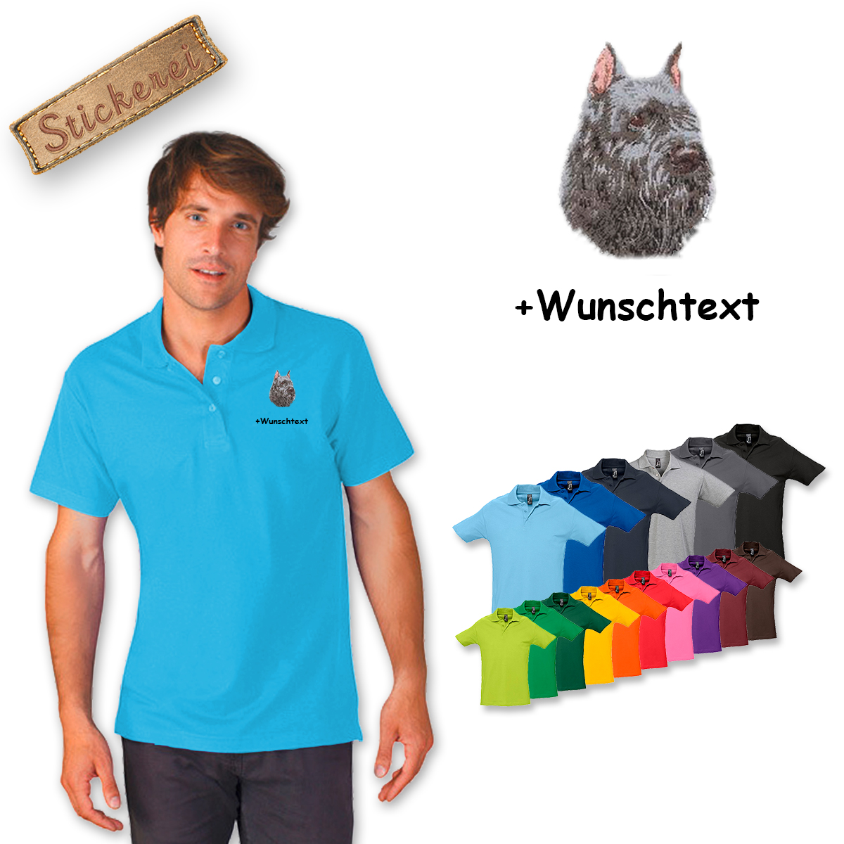 Poloshirt Bouvier des Flandres