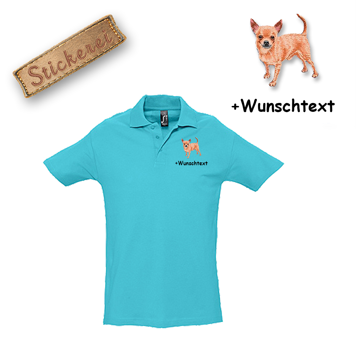 Poloshirt Chihuahua – Bild 18