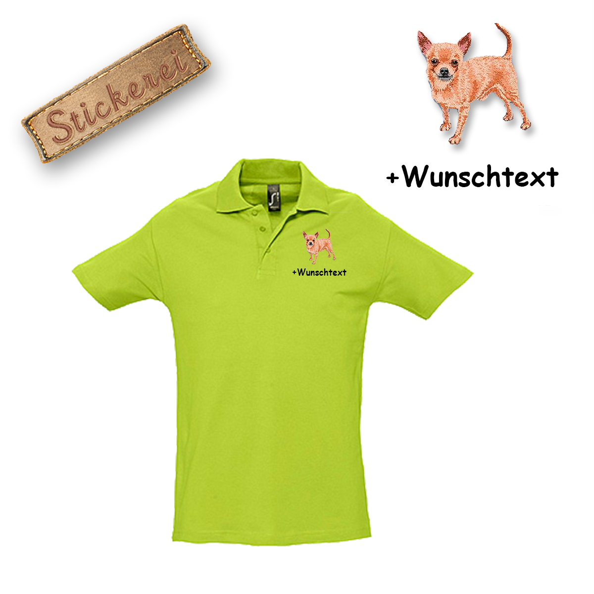 Poloshirt Chihuahua – Bild 9