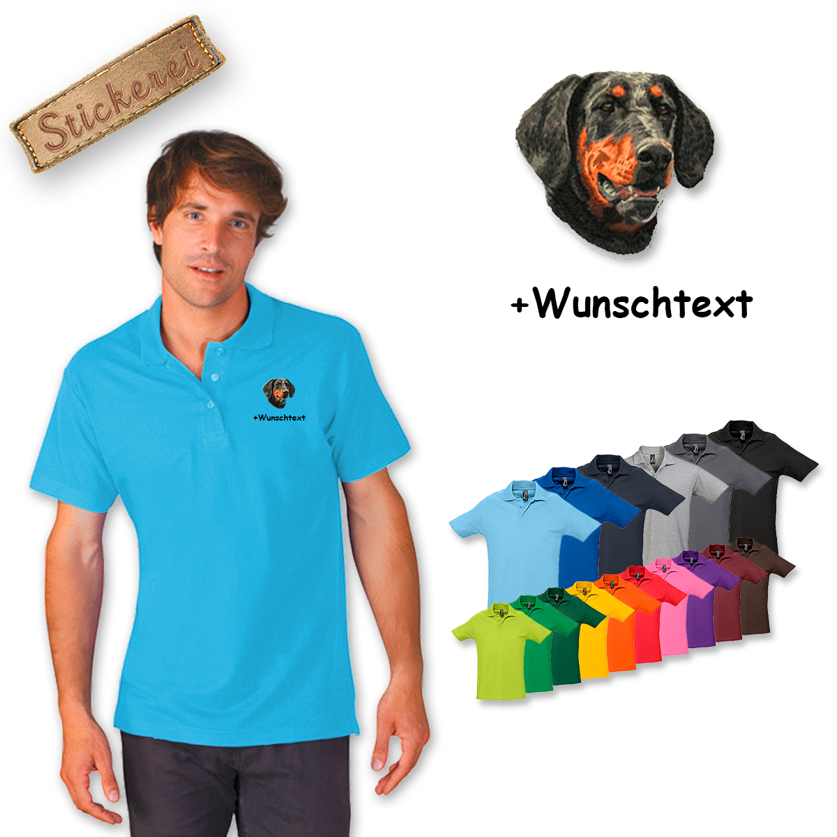 Poloshirt Dobermann
