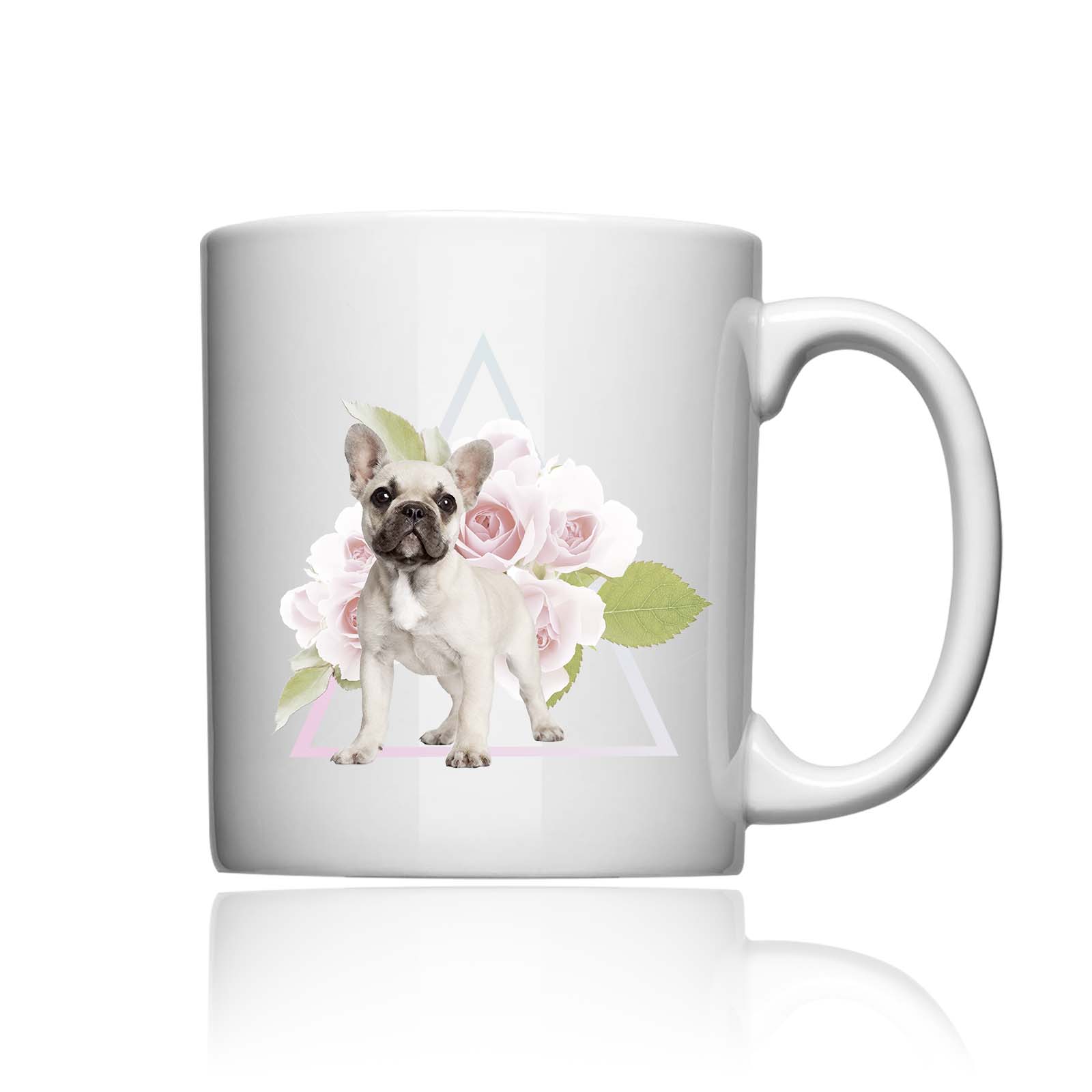 Tasse Französische Bulldogge Flower