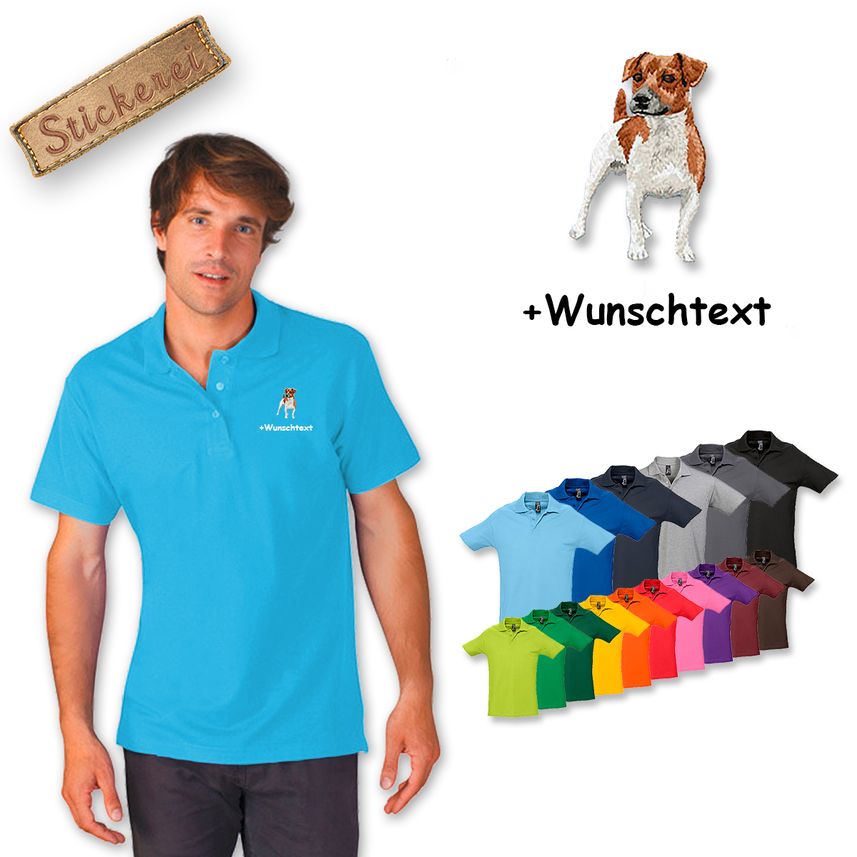 Poloshirt Jack Russell