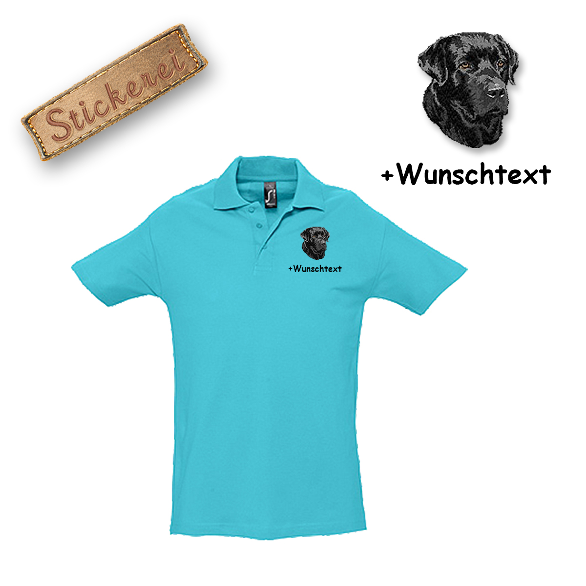 Poloshirt Labrador – Bild 2