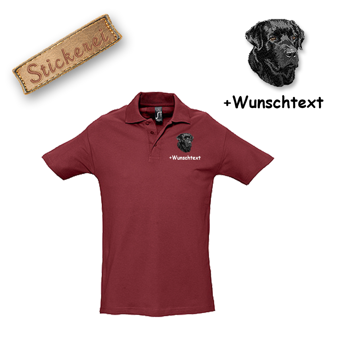 Poloshirt Labrador – Bild 3