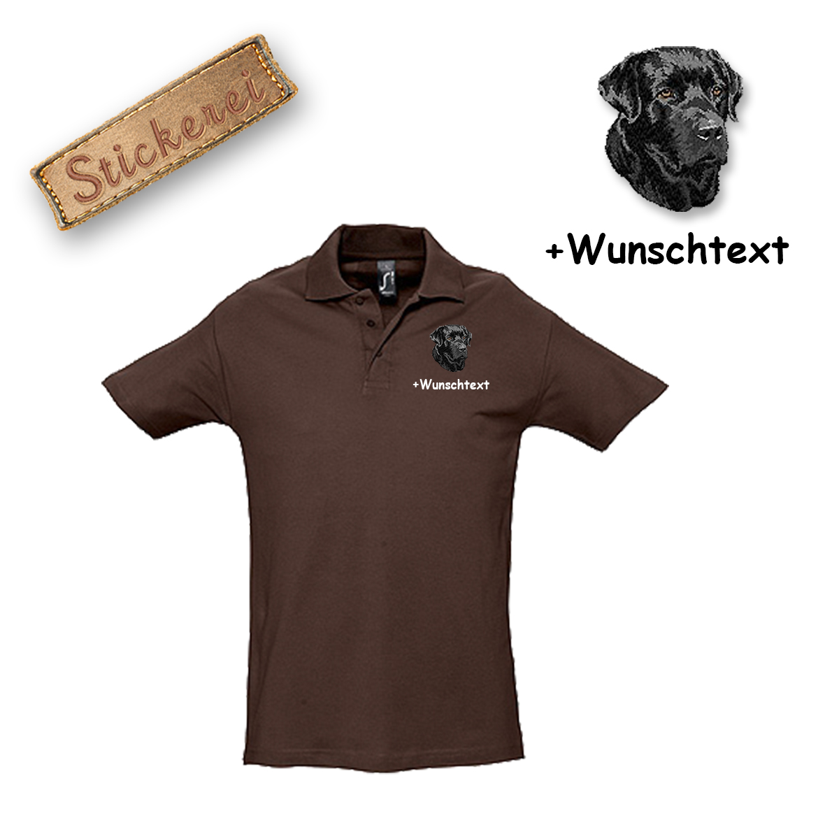 Poloshirt Labrador – Bild 4