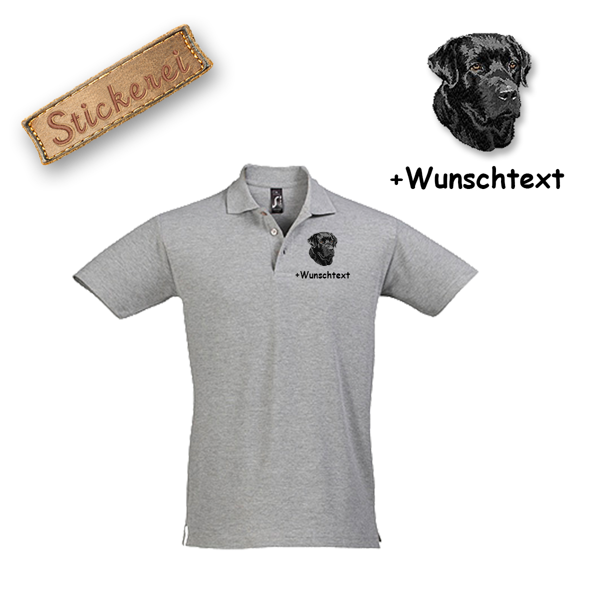Poloshirt Labrador – Bild 6