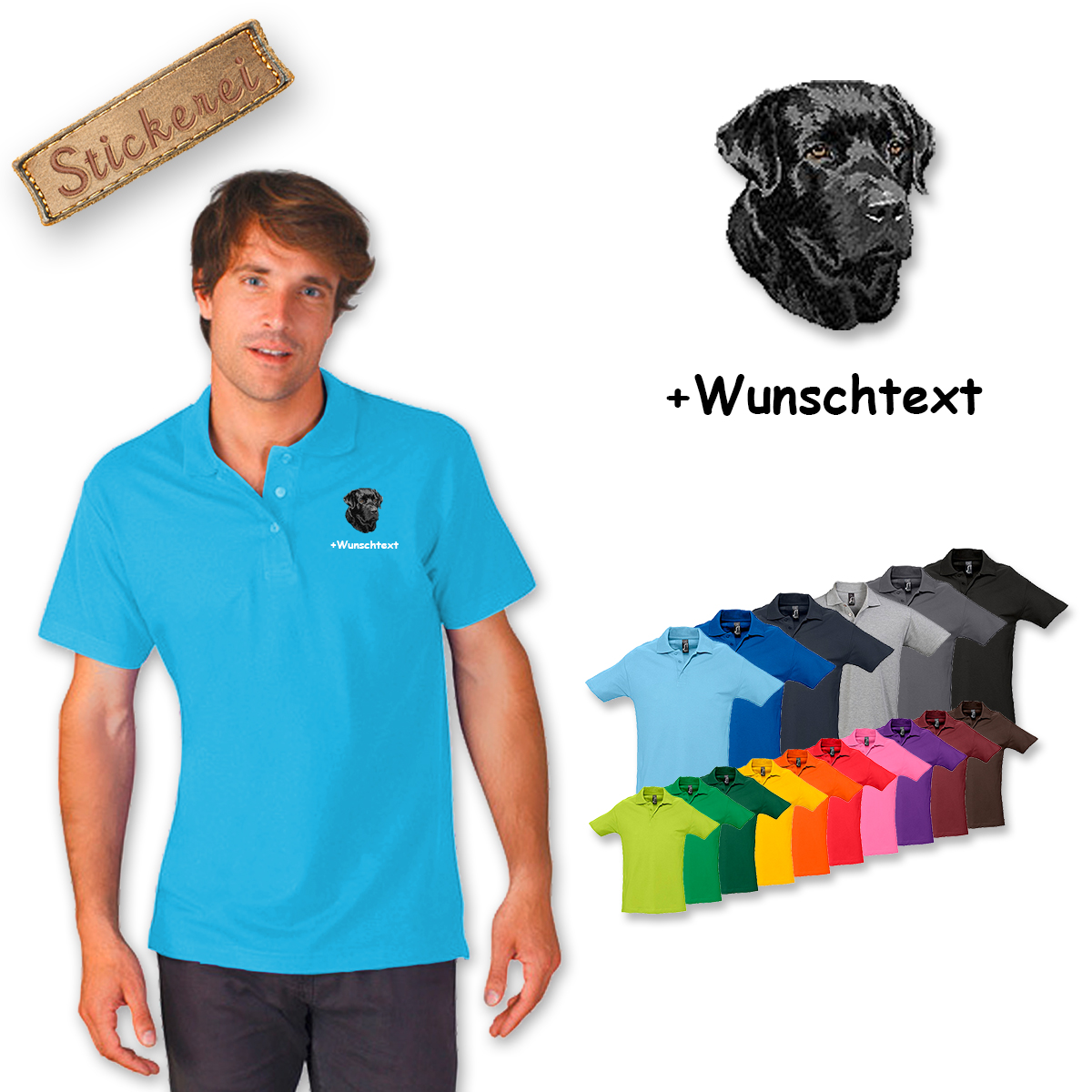 Poloshirt Labrador