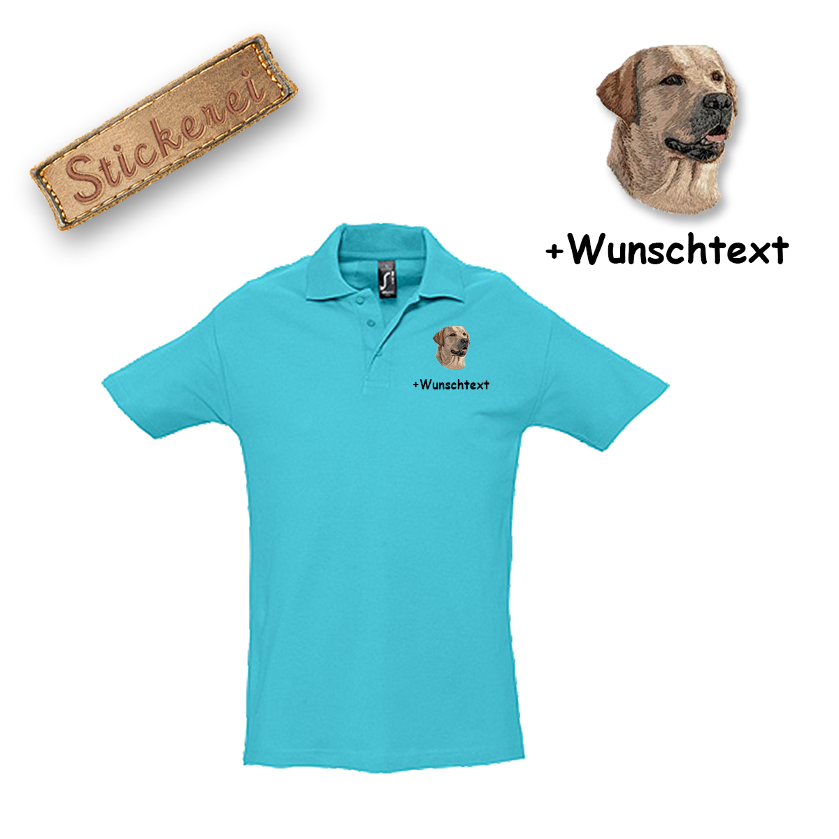 Poloshirt Labrador – Bild 2
