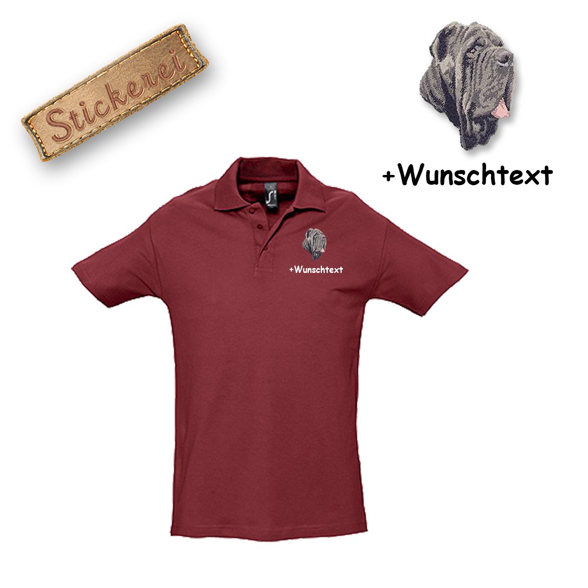 Poloshirt Mastino Napoletano – Bild 3