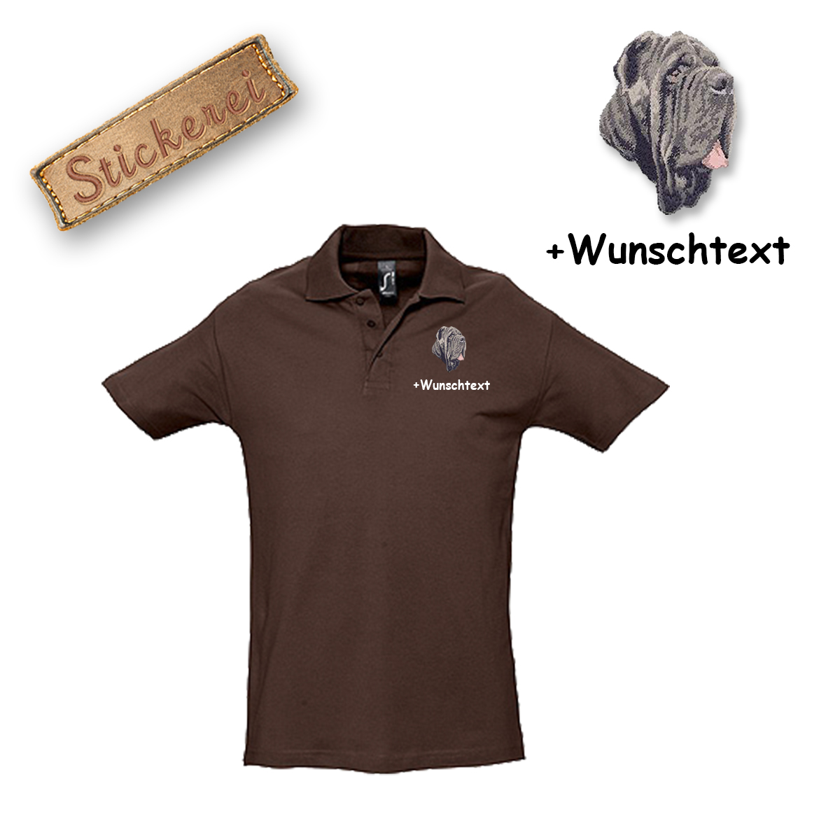 Poloshirt Mastino Napoletano – Bild 4