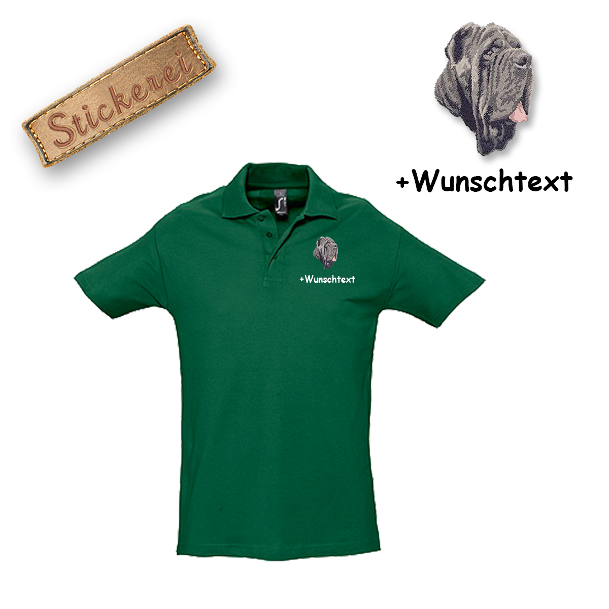 Poloshirt Mastino Napoletano – Bild 7