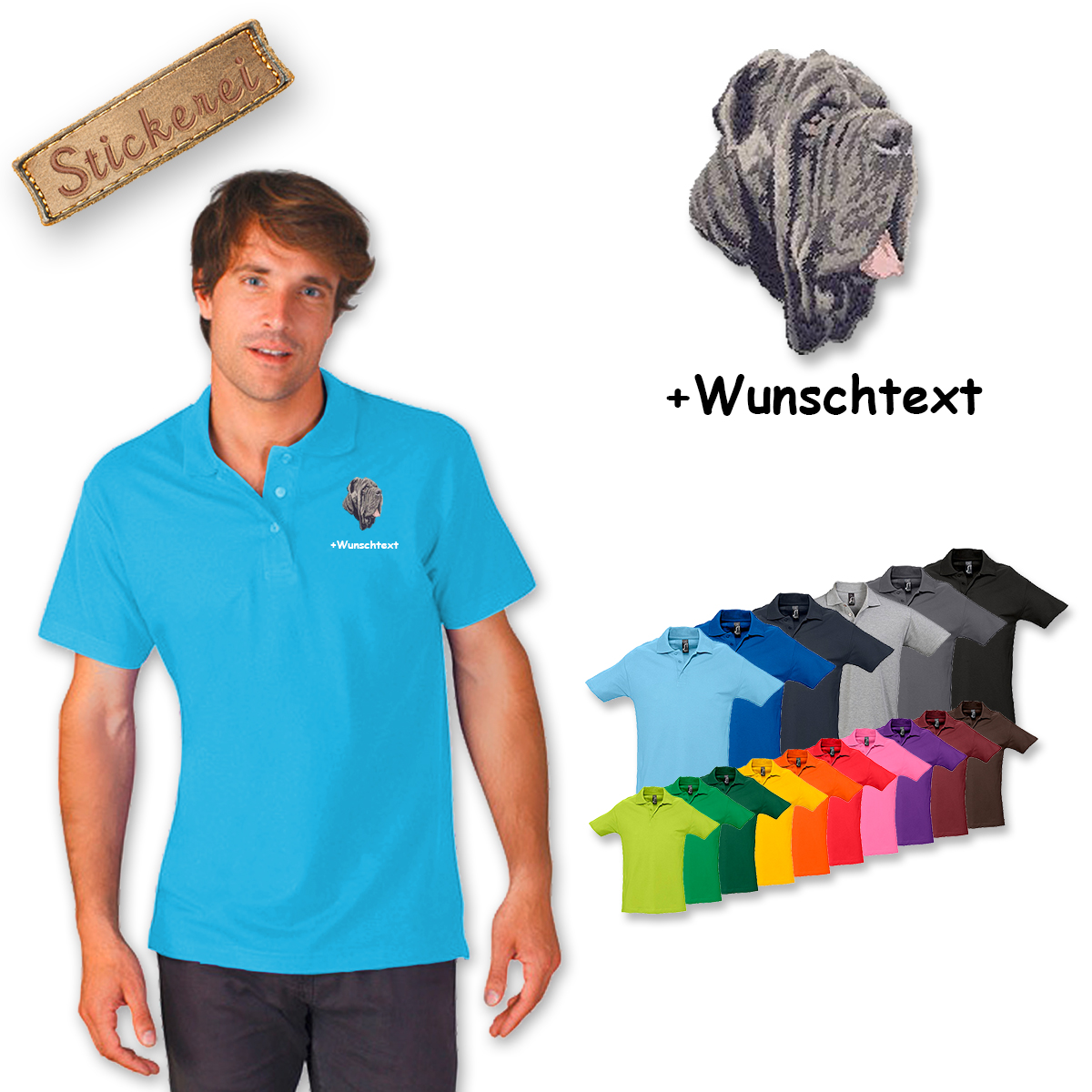 Poloshirt Mastino Napoletano