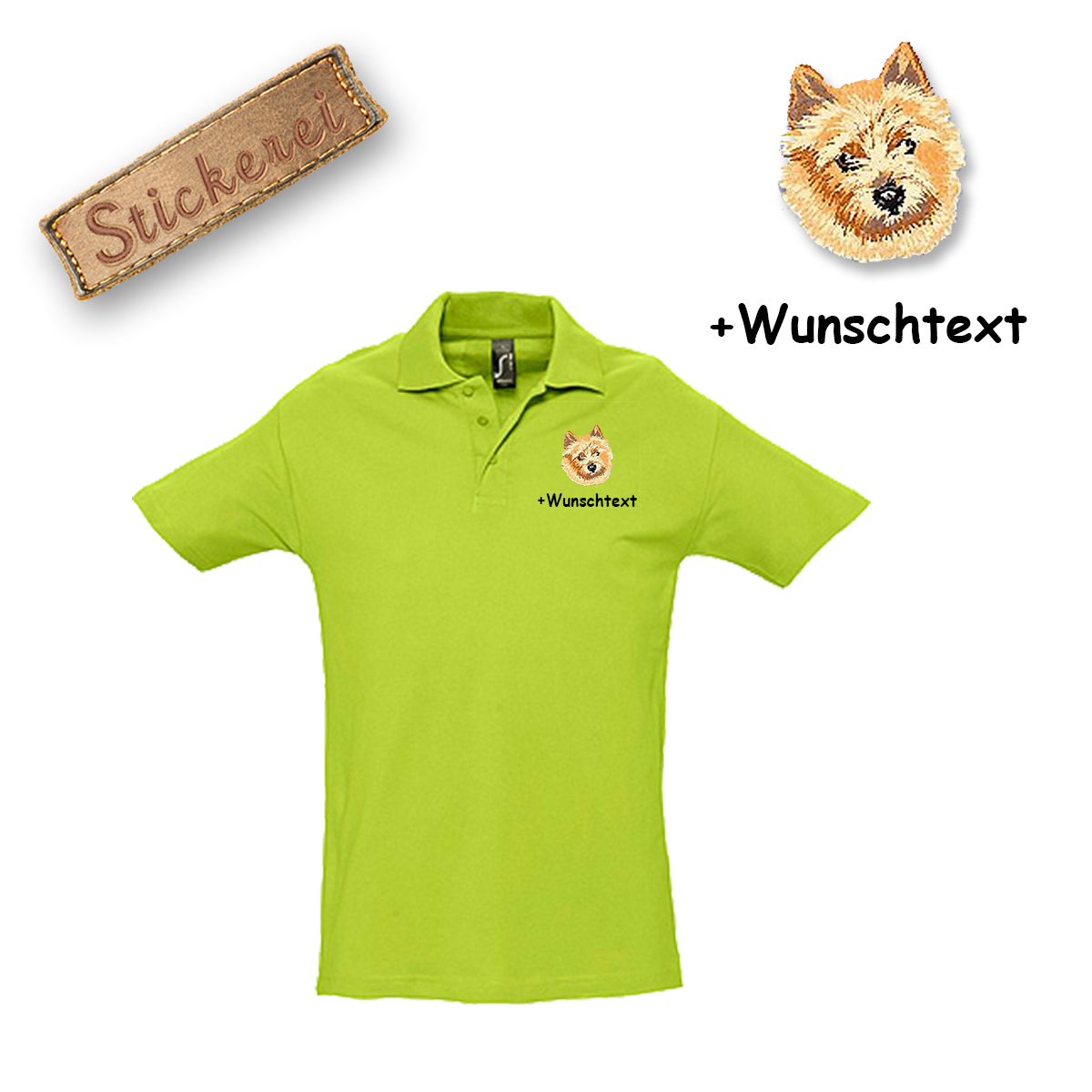 Poloshirt Norwich Terrier – Bild 11