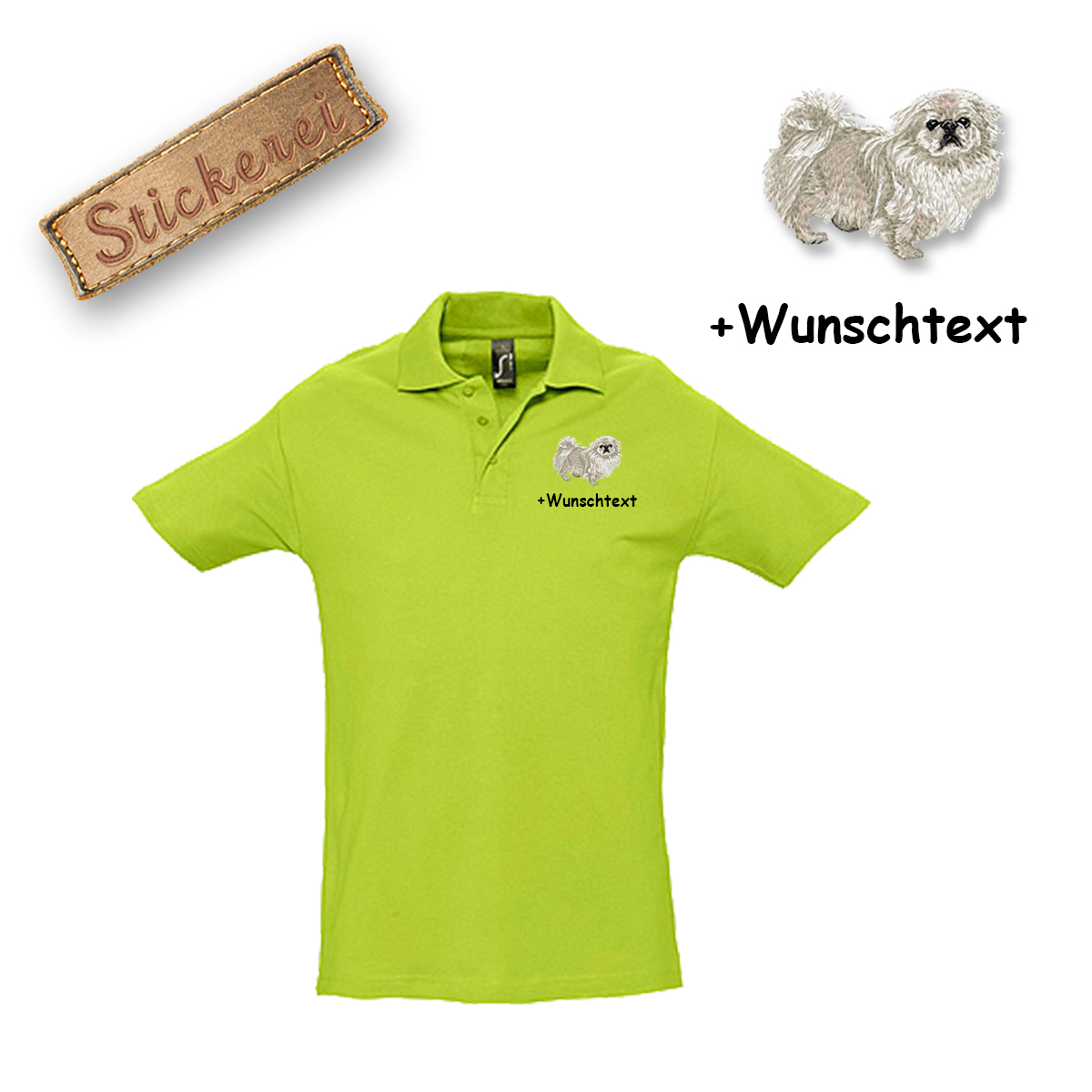 Poloshirt Pekingese – Bild 11