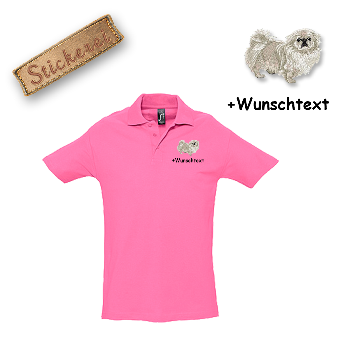 Poloshirt Pekingese – Bild 15