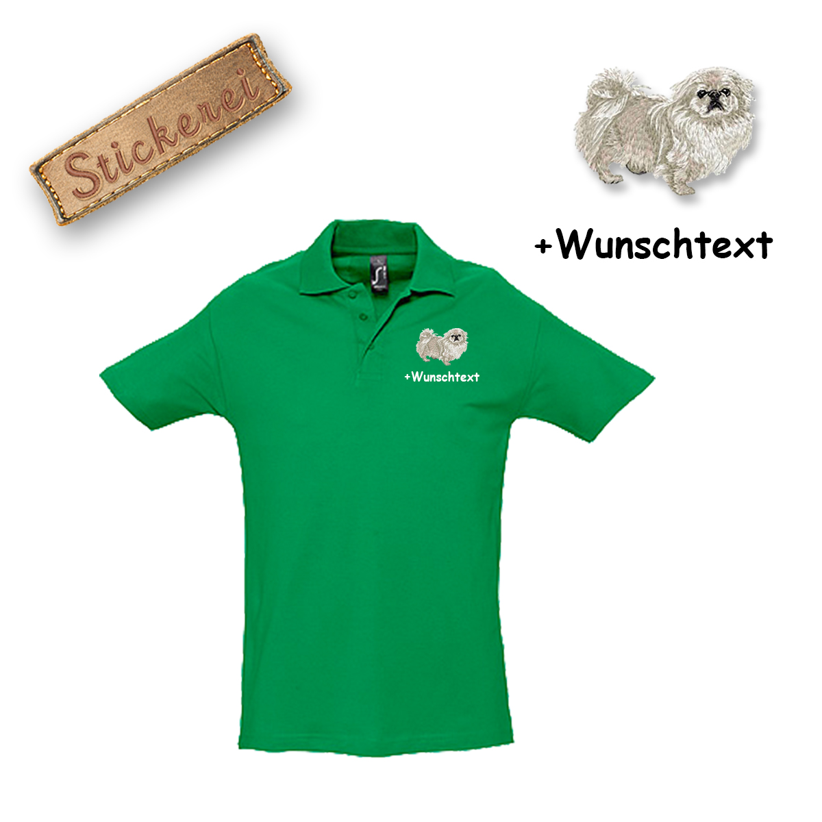 Poloshirt Pekingese – Bild 9