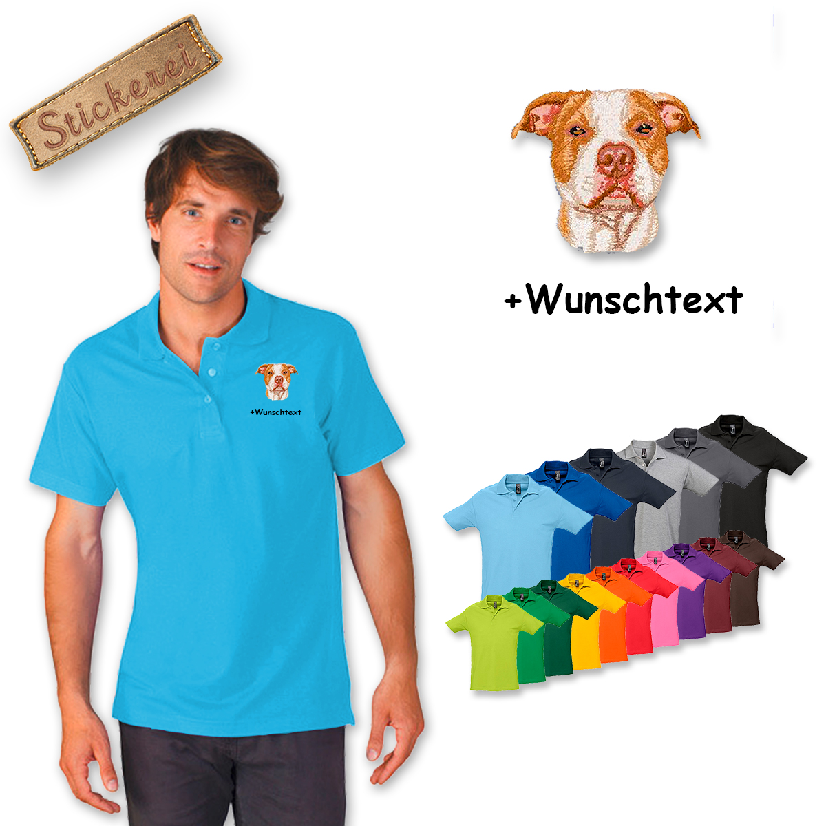 Poloshirt Pit Bull Terrier